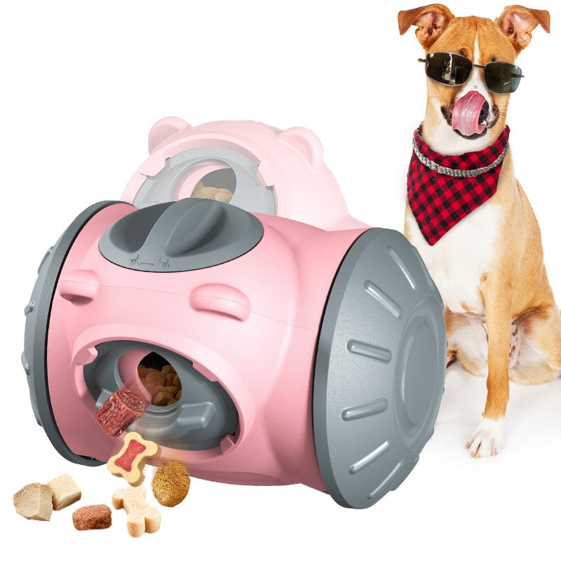 Tumbler Roll & Feed Dog Toy ? Interactive Slow Feeder Puzzle Ball