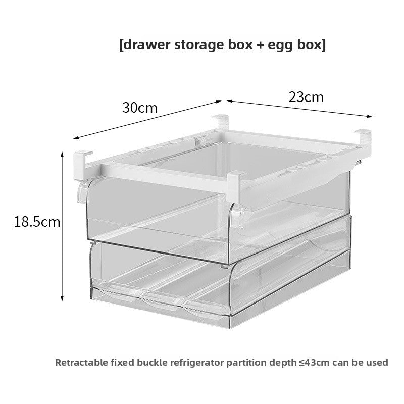 Refrigerator Organizer Bin | Clear Fridge Storage Bin