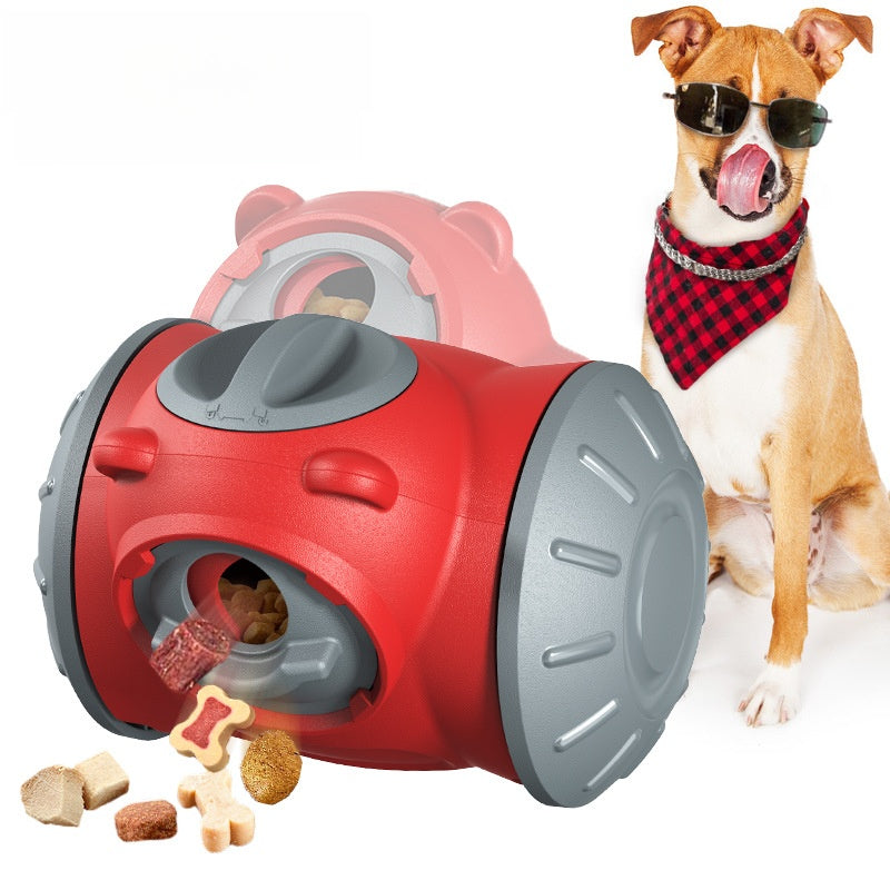 Tumbler Roll & Feed Dog Toy ? Interactive Slow Feeder Puzzle Ball