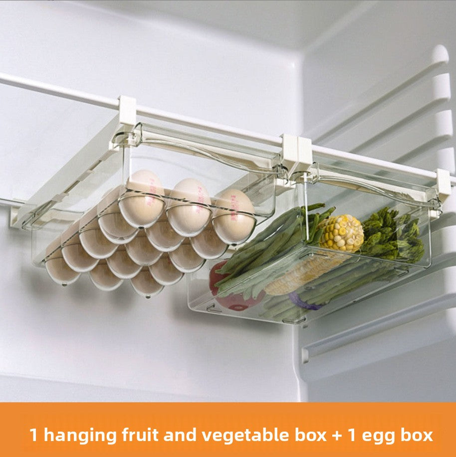 Refrigerator Organizer Bin | Clear Fridge Storage Bin