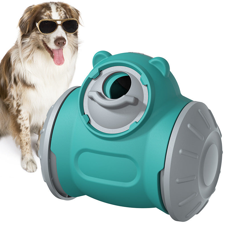 Tumbler Roll & Feed Dog Toy — Interactive Slow Feeder Puzzle Ball
