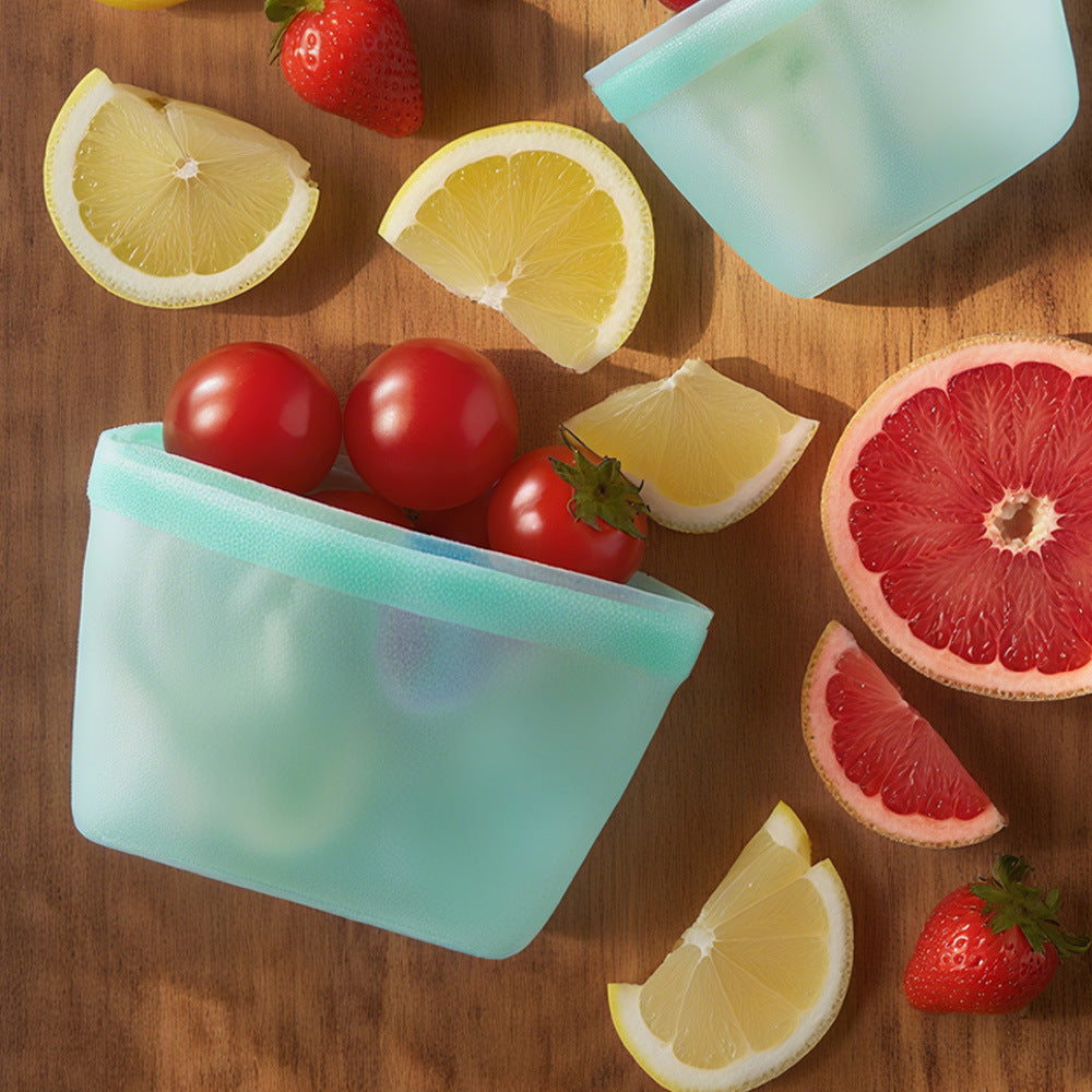 Reusable Silicone Food Storage Bags | Leakproof & BPA-Free