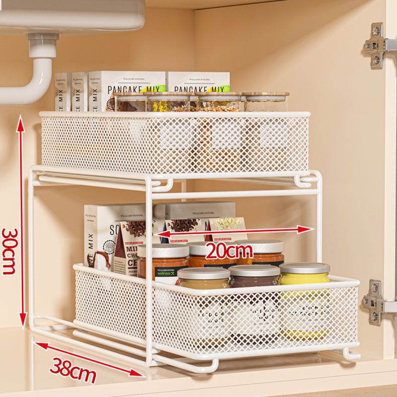Multi-Tier Kitchen Storage Rack, Household Multi-Functional Sink Organizer