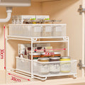 Multi-Tier Kitchen Storage Rack, Household Multi-Functional Sink Organizer