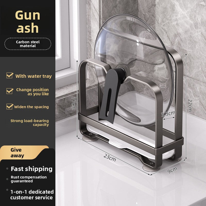 Kitchen Knife Storage Rack with Cutting Board Holder