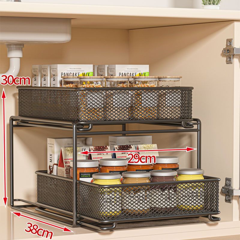Multi-Tier Kitchen Storage Rack, Household Multi-Functional Sink Organizer