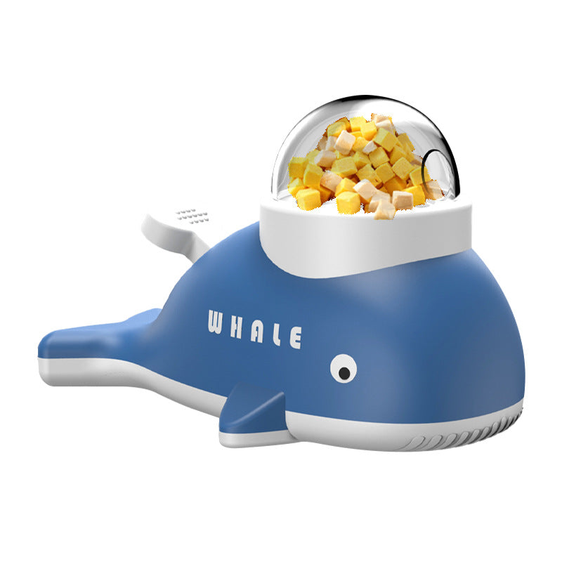 Interactive Pet Food Dispenser Toy — Whale & Duck Slow Feeder Puzzle
