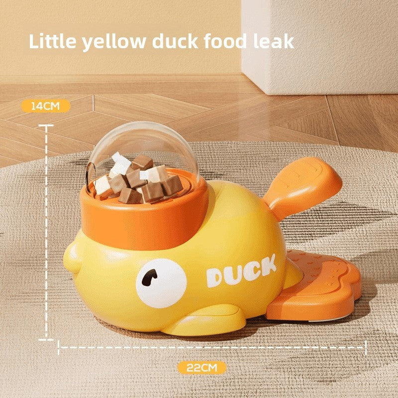 Interactive Pet Food Dispenser Toy — Whale & Duck Slow Feeder Puzzle