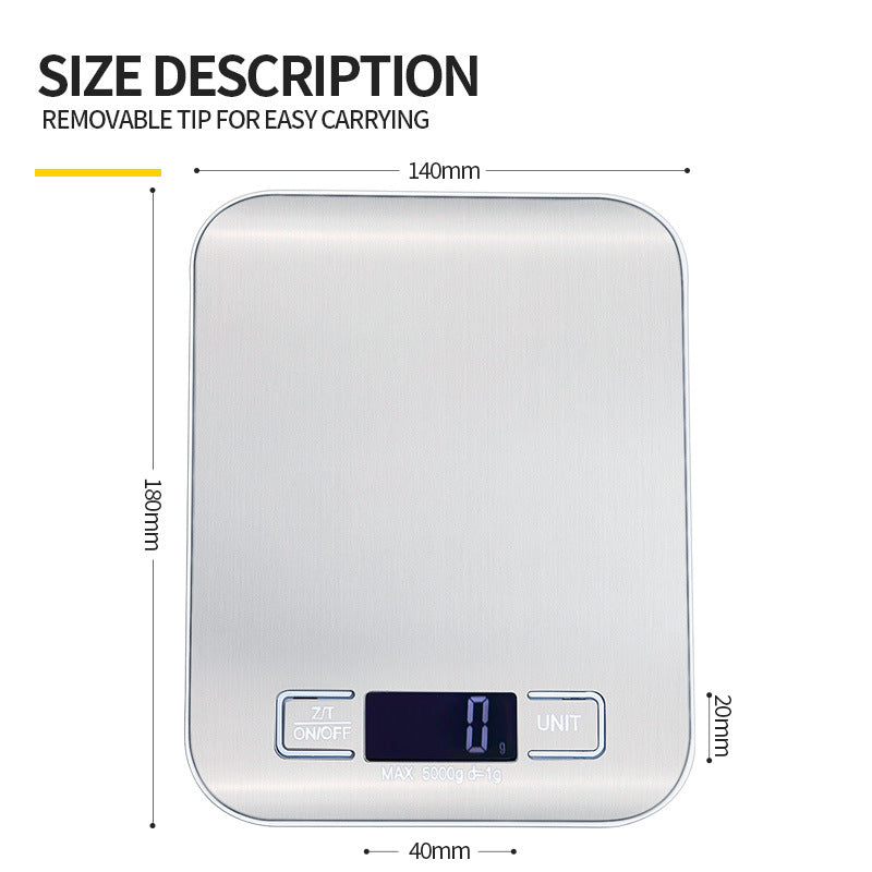 Stainless Steel Digital Kitchen Scale
