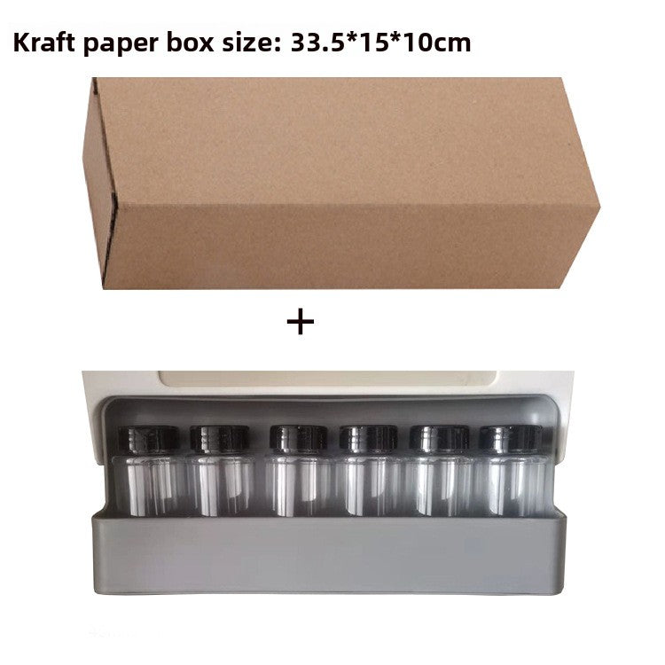Adjustable Wall Mount Spice Rack Organizer