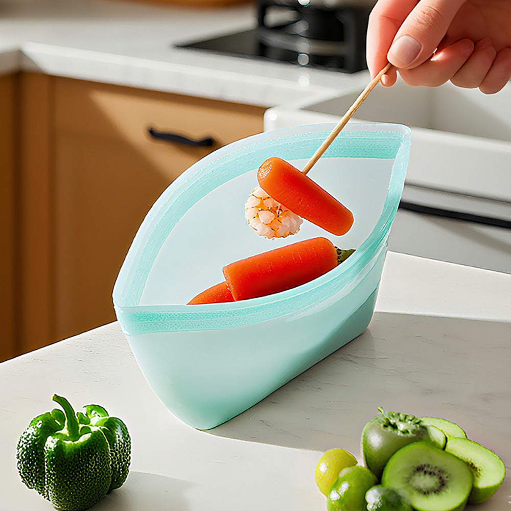 Reusable Silicone Food Storage Bags | Leakproof & BPA-Free