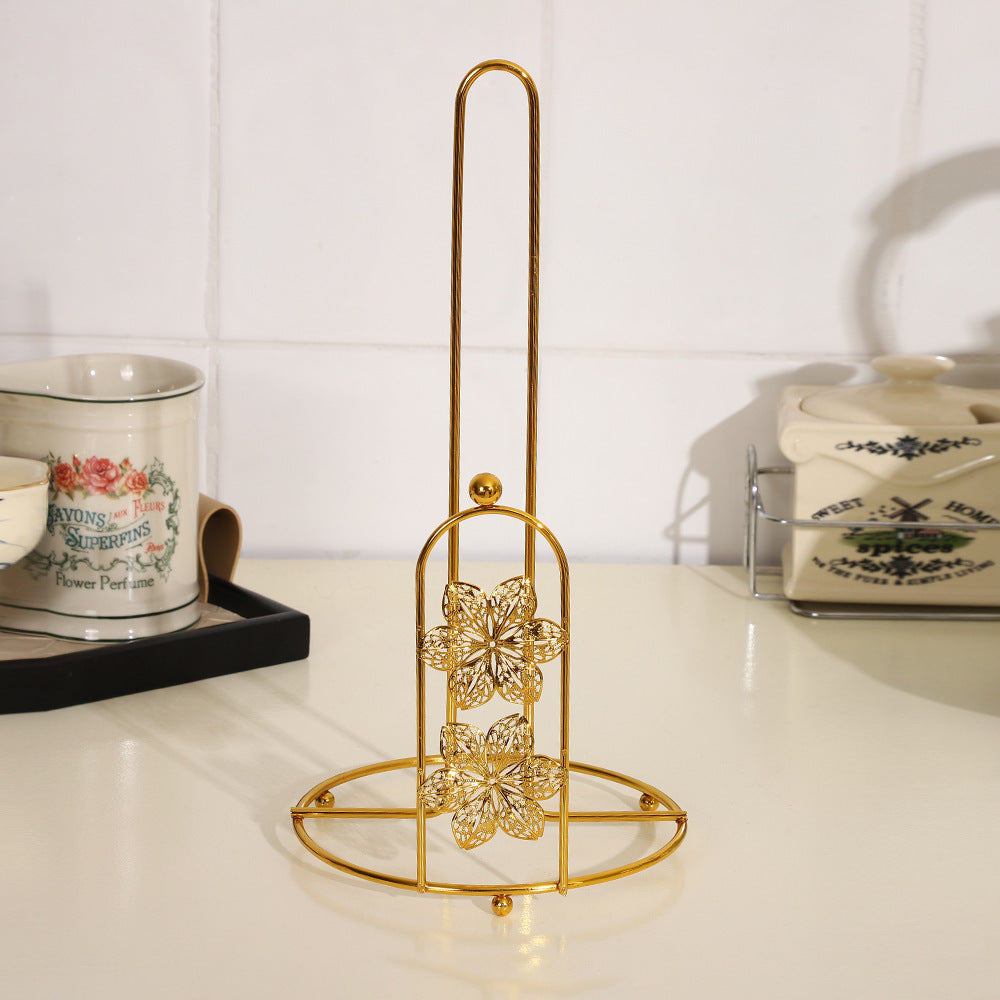 Nordic Metal Paper Towel Holder | Modern Kitchen Stand